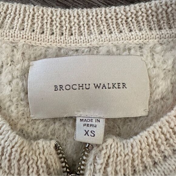 Brochu Walker Alpaca Zip Up Sweater - Picture 5 of 9